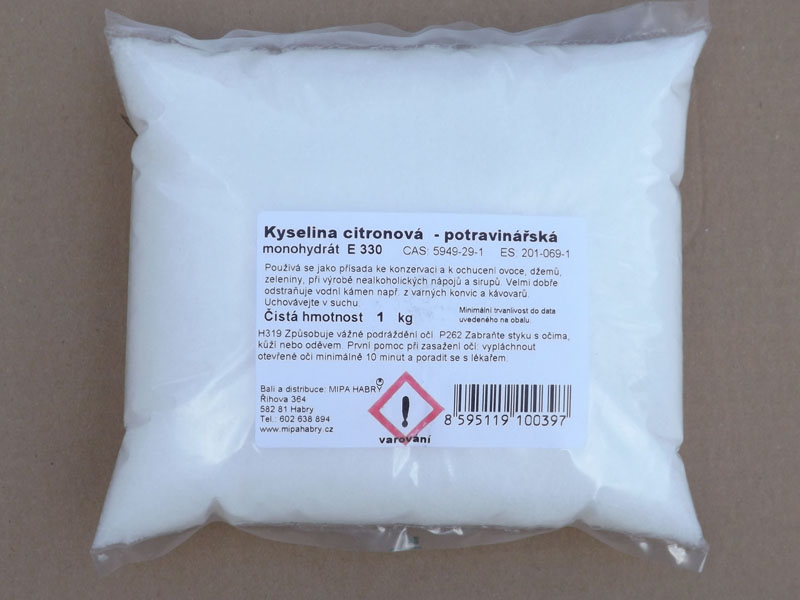 Poolservis Kyselina citrónová 1kg